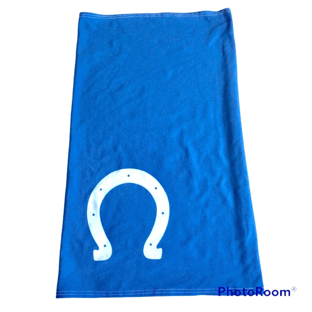 COLTS Neck Gaiter Headband INDIANAPOLIS NFL TEAM LOGO Blue Men’s UNISEX - Picture 1 of 12